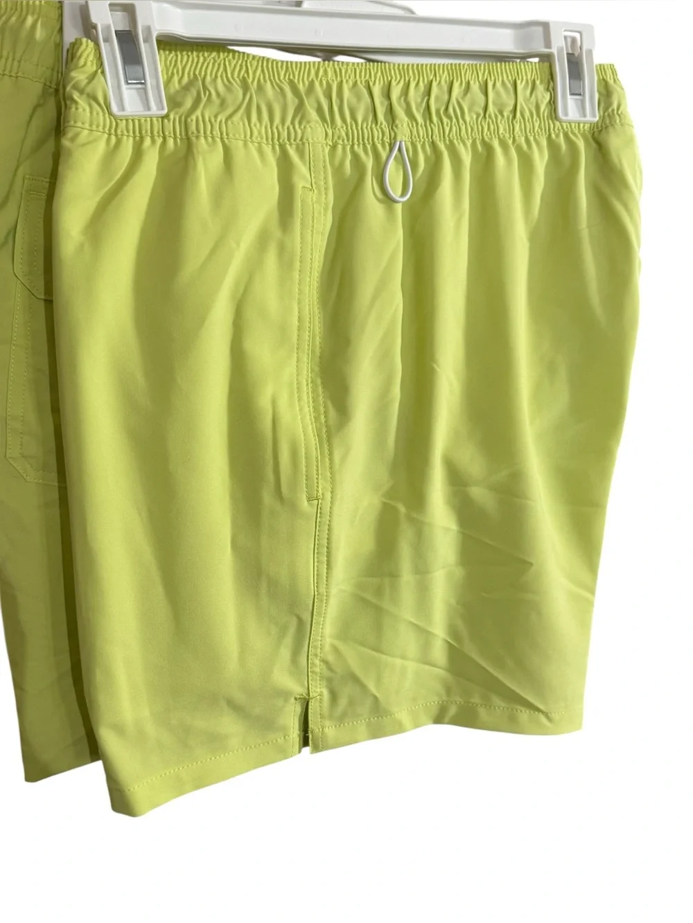 Goodfellow & Co 5” Neon Green Swim Trunks With Liner NWT